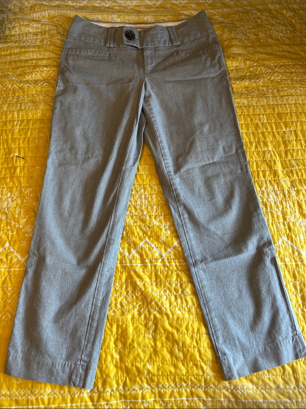 Banana Republic Gray Straight-Leg pants - Picture 2 of 7